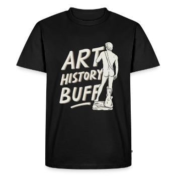 History of Art Michelangelo David Staue - Men's Premium Organic T-Shirt - black - Front - Nico (187cm)