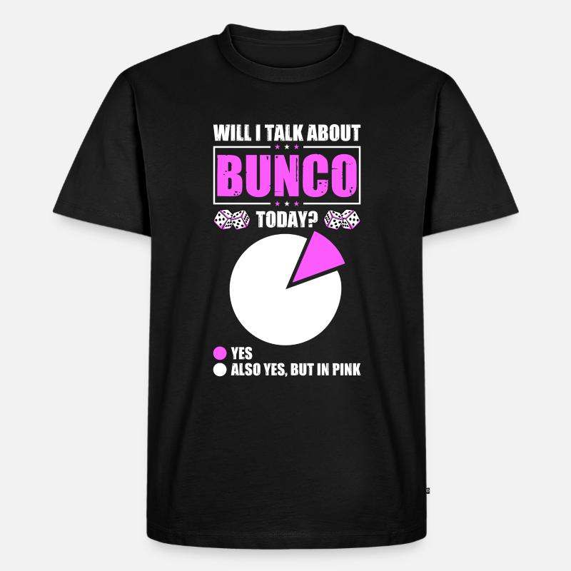 Bunco - Männer Premium Bio T-Shirt - Schwarz