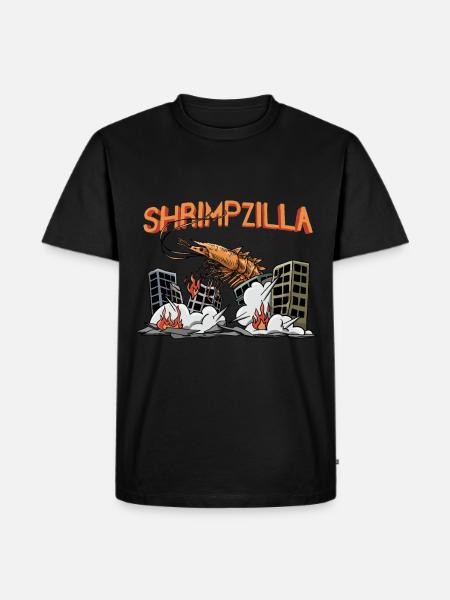 Shrimp Garnele Monster - Men's Premium Organic T-Shirt - black