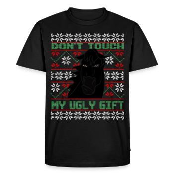Ne touchez pas à Ugly Rappe Horse Rider Winter - T-shirt Premium bio Homme - noir - Devant - Nico (187cm)