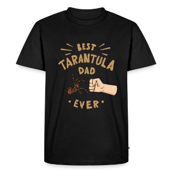 Tarentules Terrarium Tarentule Papa - T-shirt Premium bio Homme - noir - Devant - Nico (187cm)