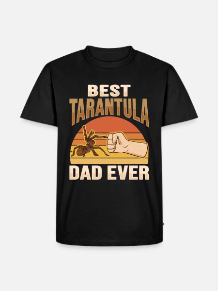 Tarantulas Terrarium Tarantula Papa - Men's Premium Organic T-Shirt - black