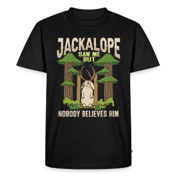 Mythical Creatures Cryptid Design pour Jackalo - T-shirt Premium bio Homme - noir - Devant - Nico (187cm)