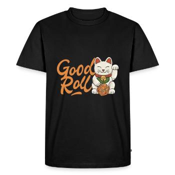 Conception d’agitation de chat chinois pour un - T-shirt Premium bio Homme - noir - Devant - Nico (187cm)