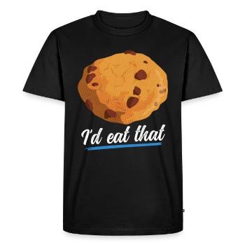 Cookies Cookie Cookie Baking Cookies Cookies Gift - Men's Premium Organic T-Shirt - black - Front - Nico (187cm)