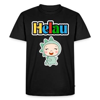 Doux animal de carnaval, Meenz Helau, fête - T-shirt Premium bio Homme - noir - Devant - Nico (187cm)