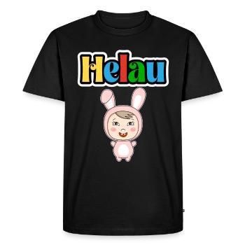 Doux animal de carnaval, Meenz Helau, fête - T-shirt Premium bio Homme - noir - Devant - Nico (187cm)