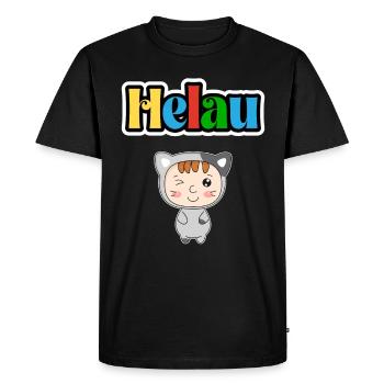 Doux animal de carnaval, Meenz Helau, fête - T-shirt Premium bio Homme - noir - Devant - Nico (187cm)