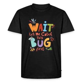 Conception d’insectes - T-shirt Premium bio Homme - noir - Devant - Nico (187cm)