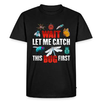 Conception d’insectes - T-shirt Premium bio Homme - noir - Devant - Nico (187cm)