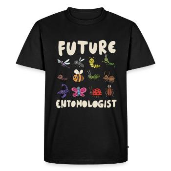 Conception d’insectes - T-shirt Premium bio Homme - noir - Devant - Nico (187cm)