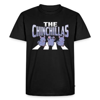 Chinchilla Conception piétonne pour chinchilla - T-shirt Premium bio Homme - noir - Devant - Nico (187cm)