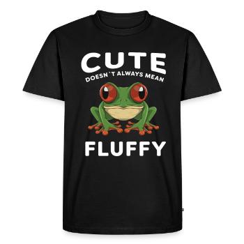 Red-eyed Frog Design for a Frog Fan - Men's Premium Organic T-Shirt - black - Front - Nico (187cm)