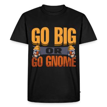 Jardin Gnome Jardin - T-shirt Premium bio Homme - noir - Devant - Nico (187cm)