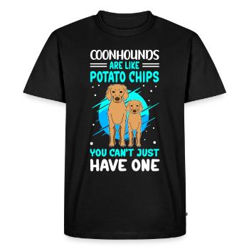 Coonhound Dog Lovers Dog Owner Cadeau - T-shirt Premium bio Homme - noir - Devant - Nico (187cm)
