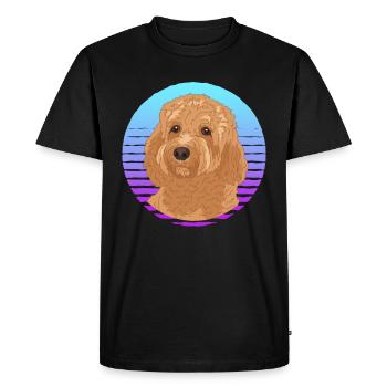 Cavapoo Dog Cavoodle Dog Owner Cadeau - T-shirt Premium bio Homme - noir - Devant - Nico (187cm)