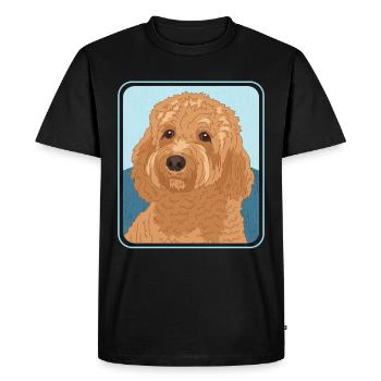 Cavapoo Dogs Cavoodle Dog Owner Cadeau - T-shirt Premium bio Homme - noir - Devant - Nico (187cm)