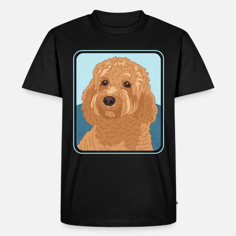 Cavapoo hunde Cavoodle hund ejer gave - Herre Premium økologisk T-shirt - sort