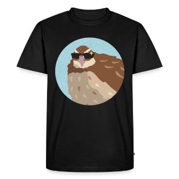 Quail Quail Breeder Quail Keeping Gift - Men's Premium Organic T-Shirt - black - Front - Nico (187cm)