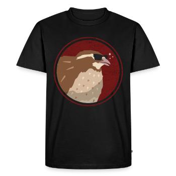 Quail Quail Keeping Quail Breeder Gift - Men's Premium Organic T-Shirt - black - Front - Nico (187cm)
