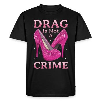 Le drag n’est pas une drag queen du crime LGBTQ - T-shirt Premium bio Homme - noir - Devant - Nico (187cm)