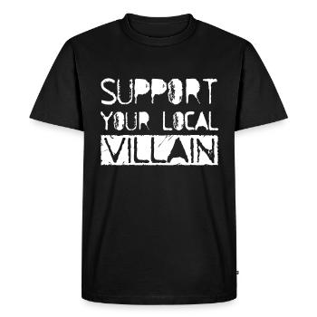 Rogue Age Soutenez votre section locale - T-shirt Premium bio Homme - noir - Devant - Nico (187cm)