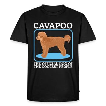 Cavapoo Dog Cavoodle Dog Owner Cadeau - T-shirt Premium bio Homme - noir - Devant - Nico (187cm)
