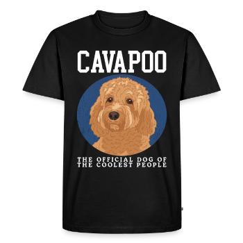 Cavapoo Dogs Cavoodle Dog Owner Cadeau - T-shirt Premium bio Homme - noir - Devant - Nico (187cm)