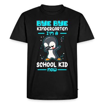 School Enrollment School Back to School School Child Gift - Men's Premium Organic T-Shirt - black - Front - Nico (187cm)