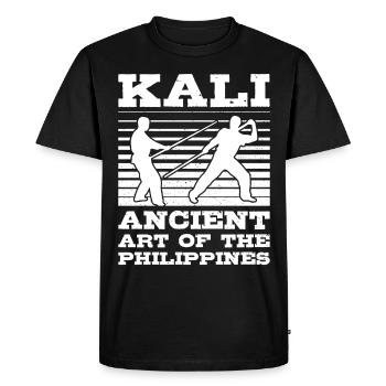 Kali Art ancien des Philippines - T-shirt Premium bio Homme - noir - Devant - Nico (187cm)