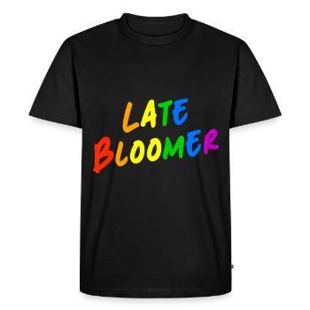 Égalité des sexes Développeur tardif LGTBQ - T-shirt Premium bio Homme - noir - Devant - Nico (187cm)