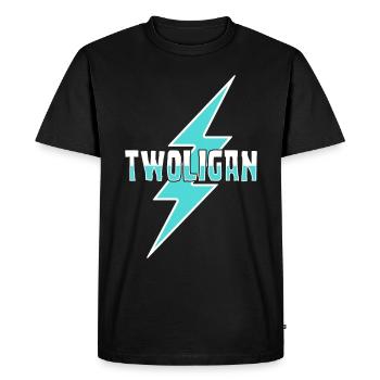 Twoligan Terrible Two - T-shirt Premium bio Homme - noir - Devant - Nico (187cm)