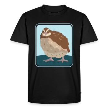 Quail Quail Keeping Quail Breeder Gift - Men's Premium Organic T-Shirt - black - Front - Nico (187cm)