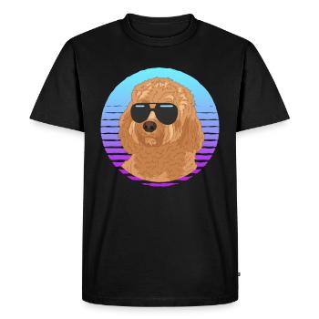 Cavapoo Dogs Cavoodle Dog Owner Cadeau - T-shirt Premium bio Homme - noir - Devant - Nico (187cm)