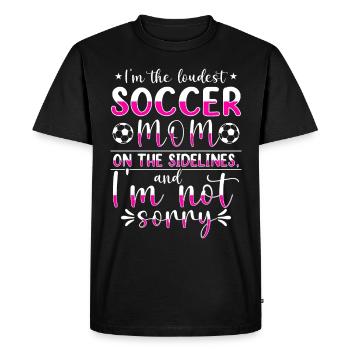 Fußball-Mutter Gameday Soccer Maman - T-shirt Premium bio Homme - noir - Devant - Nico (187cm)