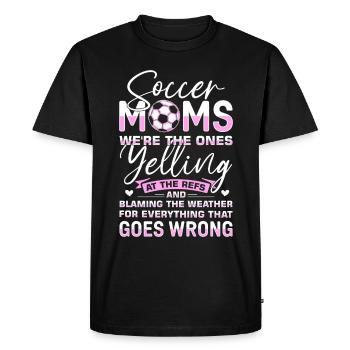 Fußball-Mutter Gameday Soccer Maman - T-shirt Premium bio Homme - noir - Devant - Nico (187cm)