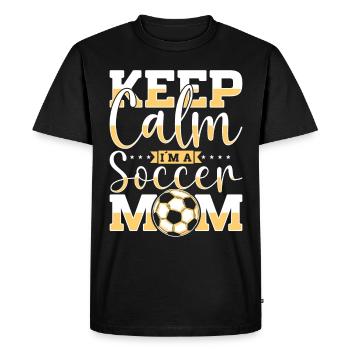 Fußball-Mutter Gameday Soccer Maman - T-shirt Premium bio Homme - noir - Devant - Nico (187cm)