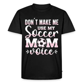Fußball-Mutter Gameday Soccer Maman - T-shirt Premium bio Homme - noir - Devant - Nico (187cm)