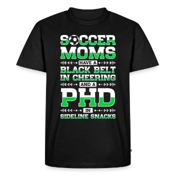 Fußball-Mutter Gameday Soccer Maman - T-shirt Premium bio Homme - noir - Devant - Nico (187cm)