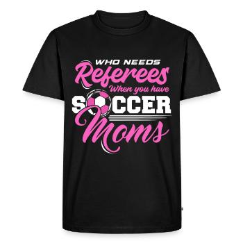 Fußball-Mutter Gameday Soccer Maman - T-shirt Premium bio Homme - noir - Devant - Nico (187cm)