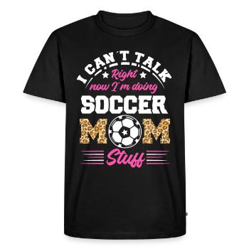 Fußball-Mutter Gameday Soccer Maman - T-shirt Premium bio Homme - noir - Devant - Nico (187cm)