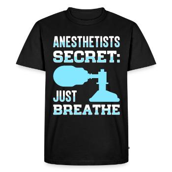 Anesthesiologist Anesthesia Anesthesiology Anesthesiologist - Men's Premium Organic T-Shirt - black - Front - Nico (187cm)