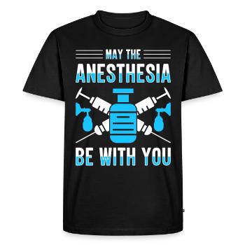 Anesthesiologist Anesthesia Anesthesiology Anesthesiologist - Men's Premium Organic T-Shirt - black - Front - Nico (187cm)