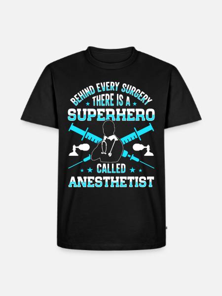 Anesthesiologist Anesthesia Anesthesiology Anesthesiologist - Men's Premium Organic T-Shirt - black