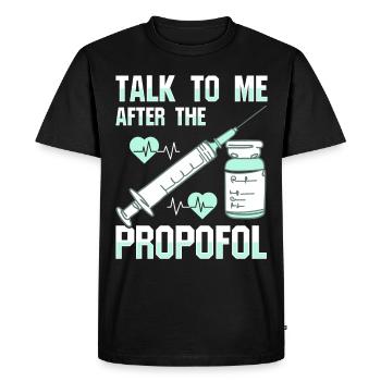 Anesthesiologist Anesthesia Anesthesiology Anesthesiologist - Men's Premium Organic T-Shirt - black - Front - Nico (187cm)