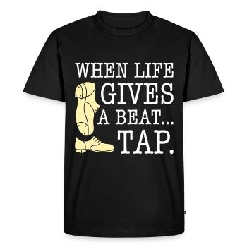 Tap Dancer Tap Dance Shoes Tap Dance Instructor - Men's Premium Organic T-Shirt - black - Front - Nico (187cm)
