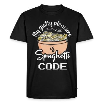 Programmation - T-shirt Premium bio Homme - noir - Devant - Nico (187cm)