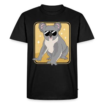 Koala Koalas Koala Bears Koala Bear Cadeau - T-shirt Premium bio Homme - noir - Devant - Nico (187cm)