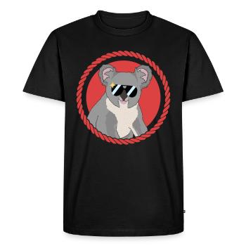 Koala Koalas Koala Bear Koala Bears Cadeau - T-shirt Premium bio Homme - noir - Devant - Nico (187cm)
