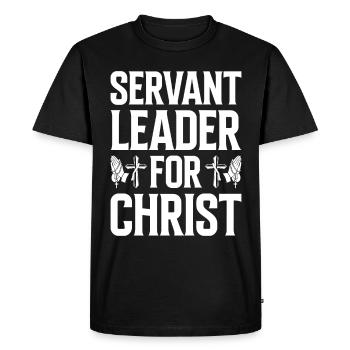 Église Diacre Religion Foi chrétienne Église - T-shirt Premium bio Homme - noir - Devant - Nico (187cm)